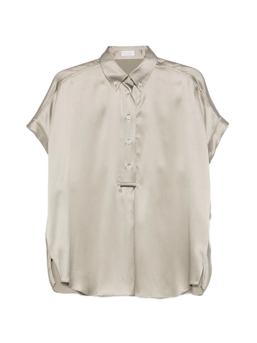 Brunello Cucinelli button blouse - Verde