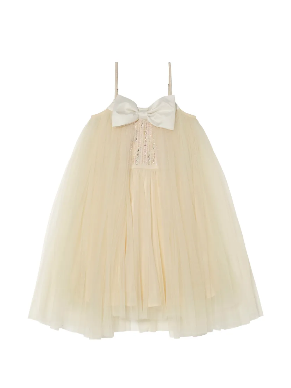 Tutu Du Monde Abito Ayan con fiocco - Toni neutri