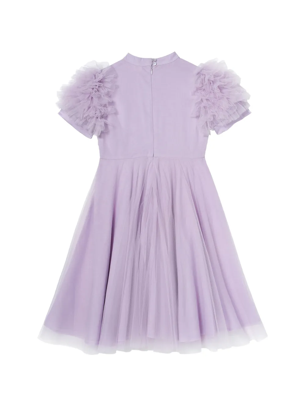 Tutu Du Monde Aria jurk met bloemenpatch en ruches Paars