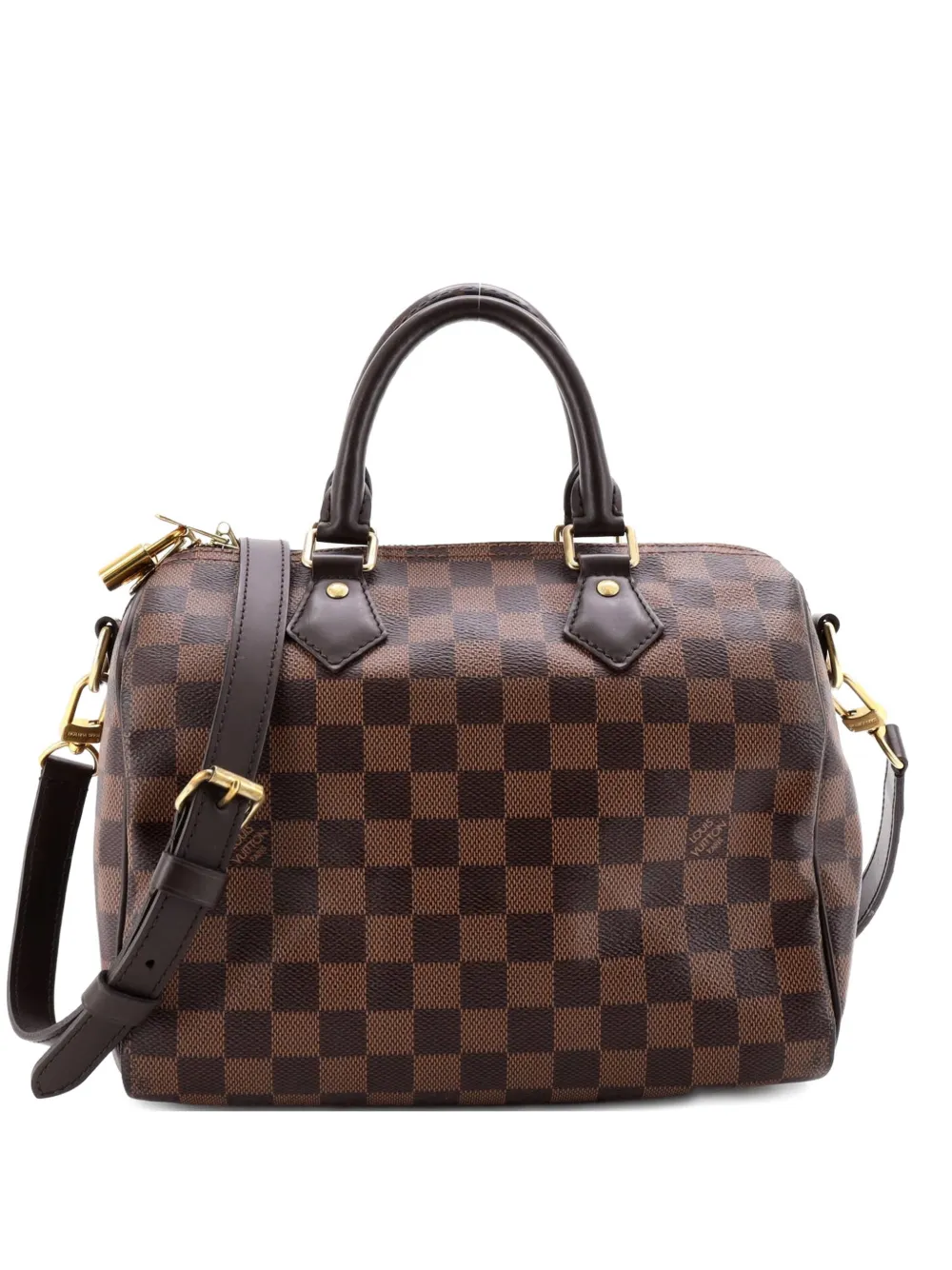 Louis Vuitton Pre-Owned Speedy Bandouliere Bag Damier 25 satchel - Marrone