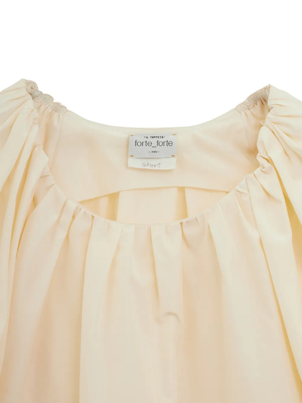 Forte Shirt met kwastje Beige