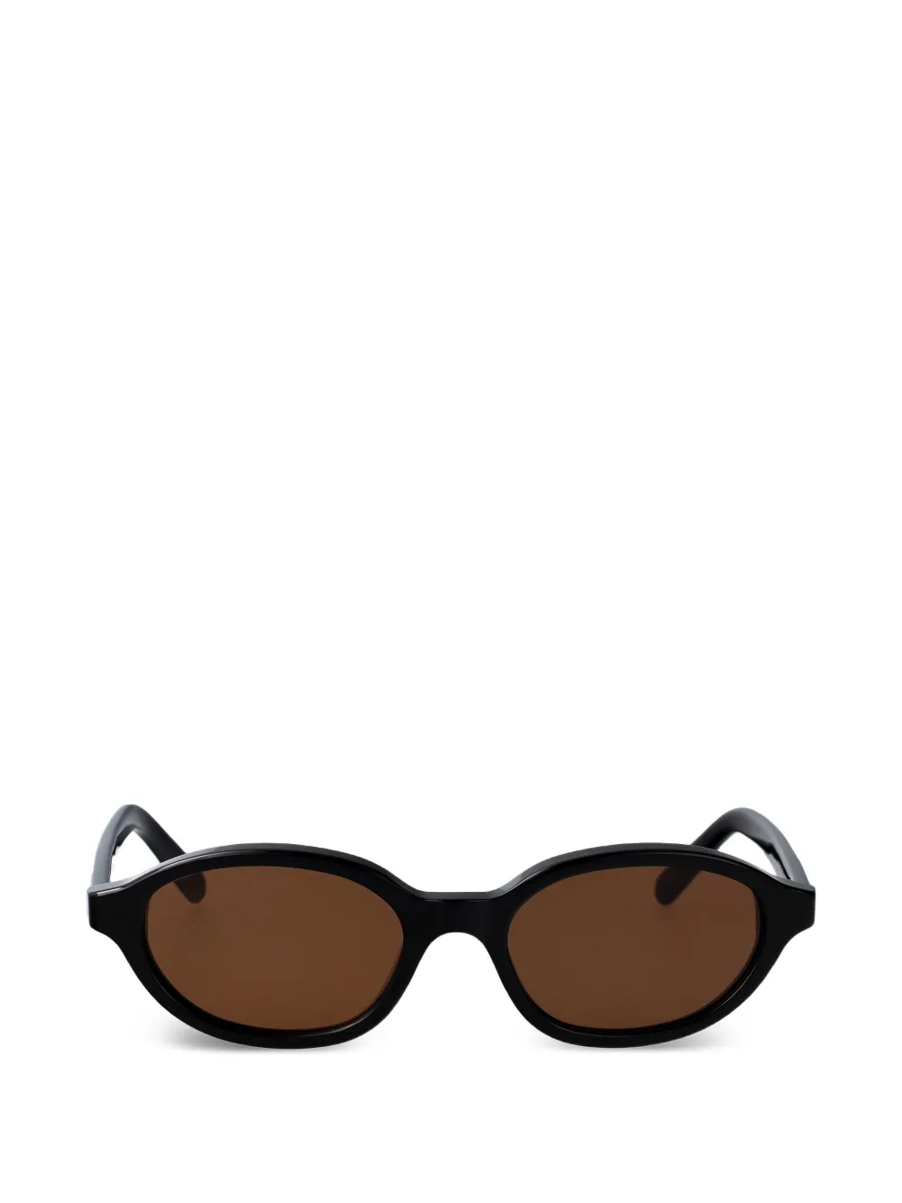 MM6 Maison Margiela Lunettes 2 oval-frame sunglasses - Schwarz