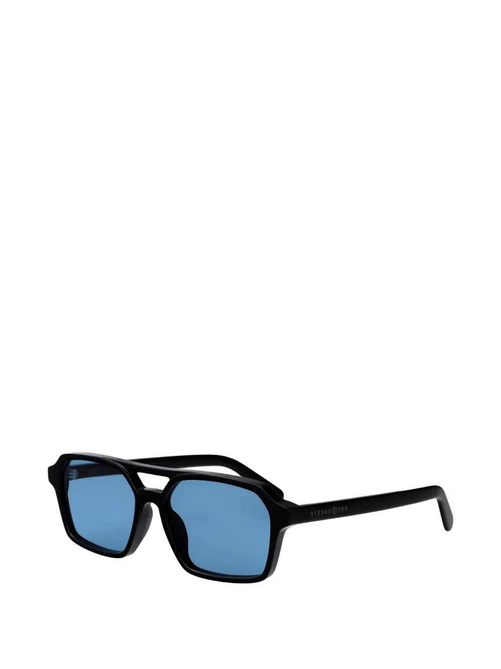 MM6 Maison Margiela Lunettes 7 zonnebril met vierkant montuur Zwart