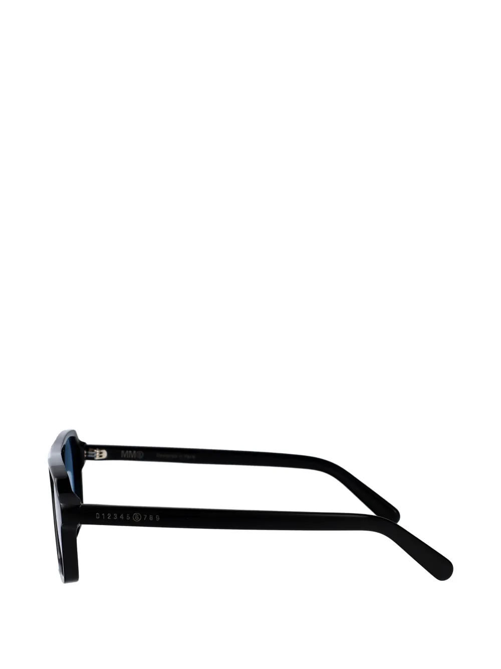 MM6 Maison Margiela Lunettes 7 zonnebril met vierkant montuur Zwart