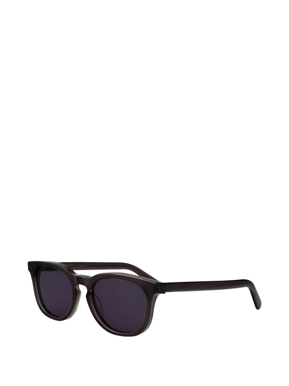 MM6 Maison Margiela Lunettes 3 zonnebril met rond montuur Grijs