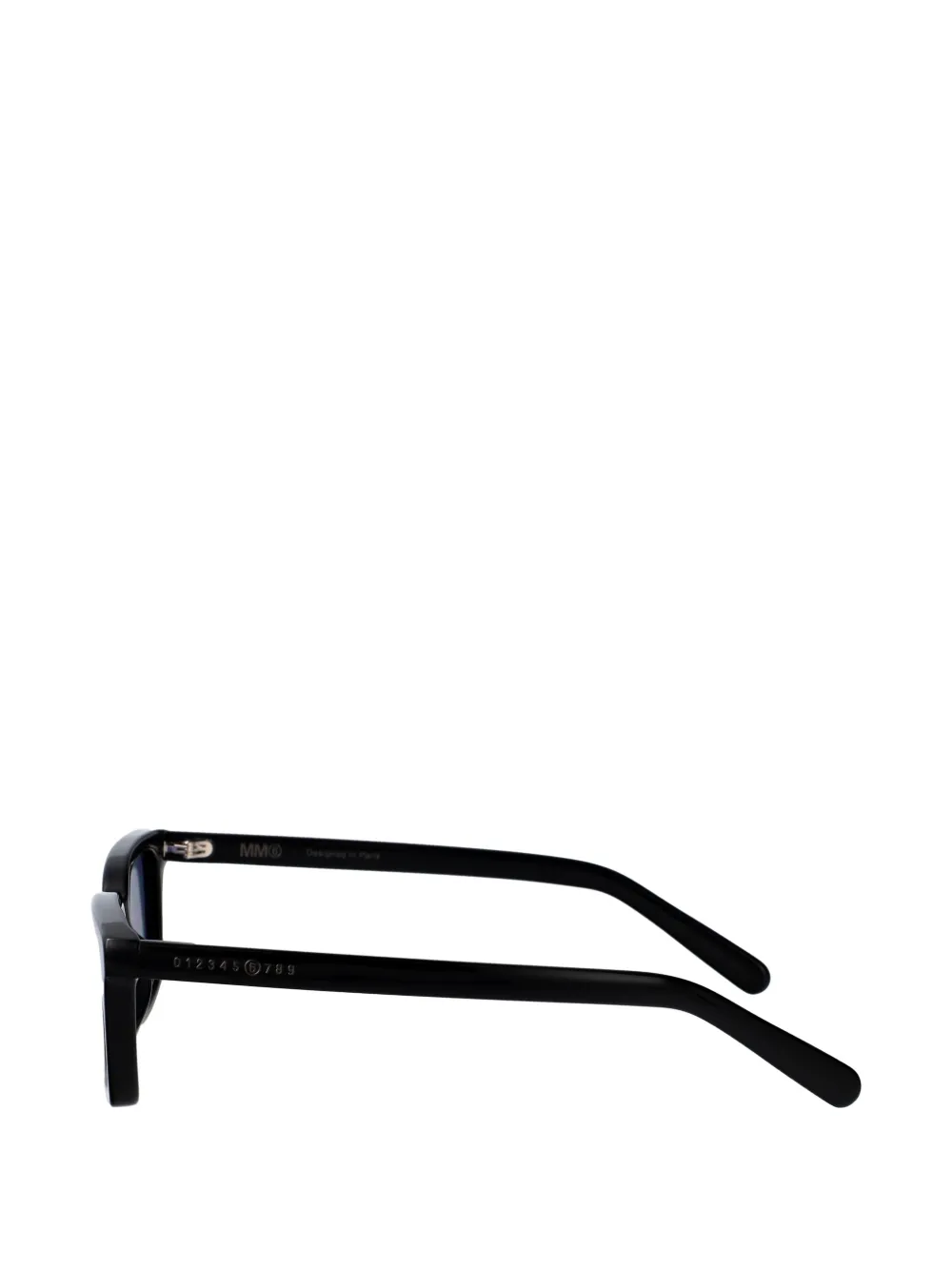 MM6 Maison Margiela Lunettes 5 zonnebril met vierkant montuur Zwart