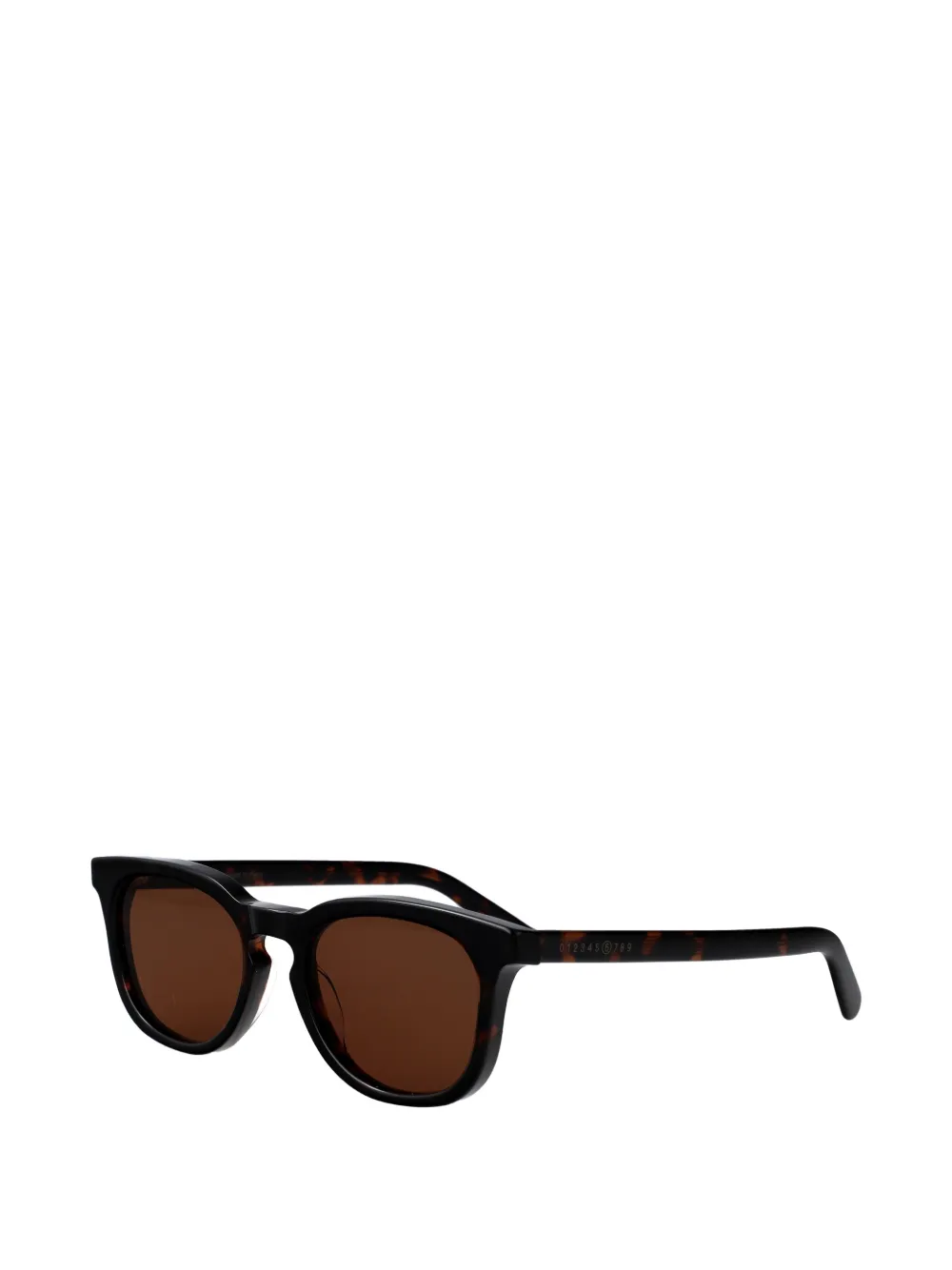 MM6 Maison Margiela Lunettes 3 zonnebril met vierkant montuur Zwart