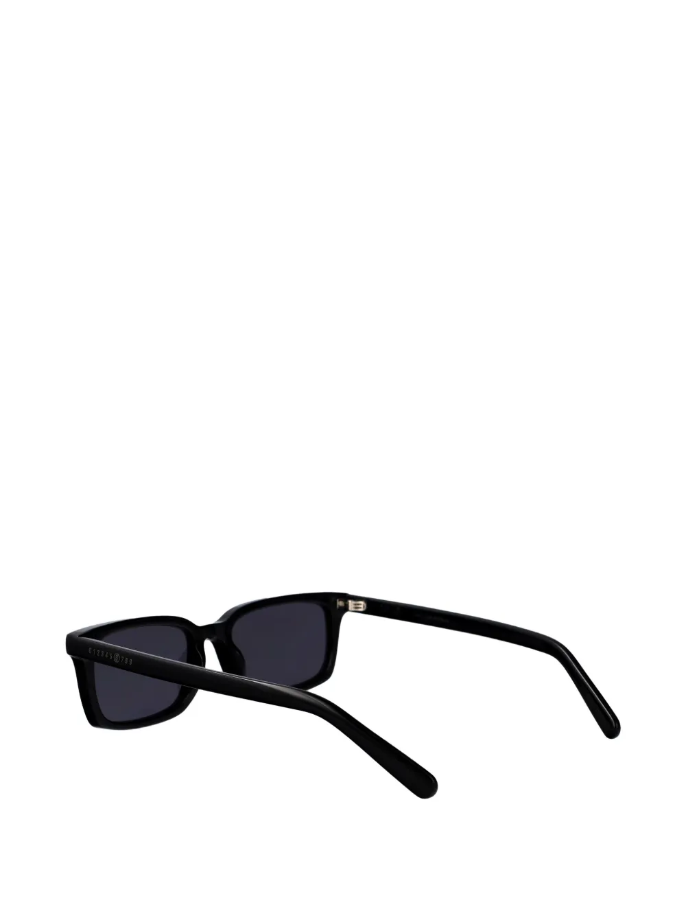 MM6 Maison Margiela Lunettes 5 zonnebril met vierkant montuur Zwart