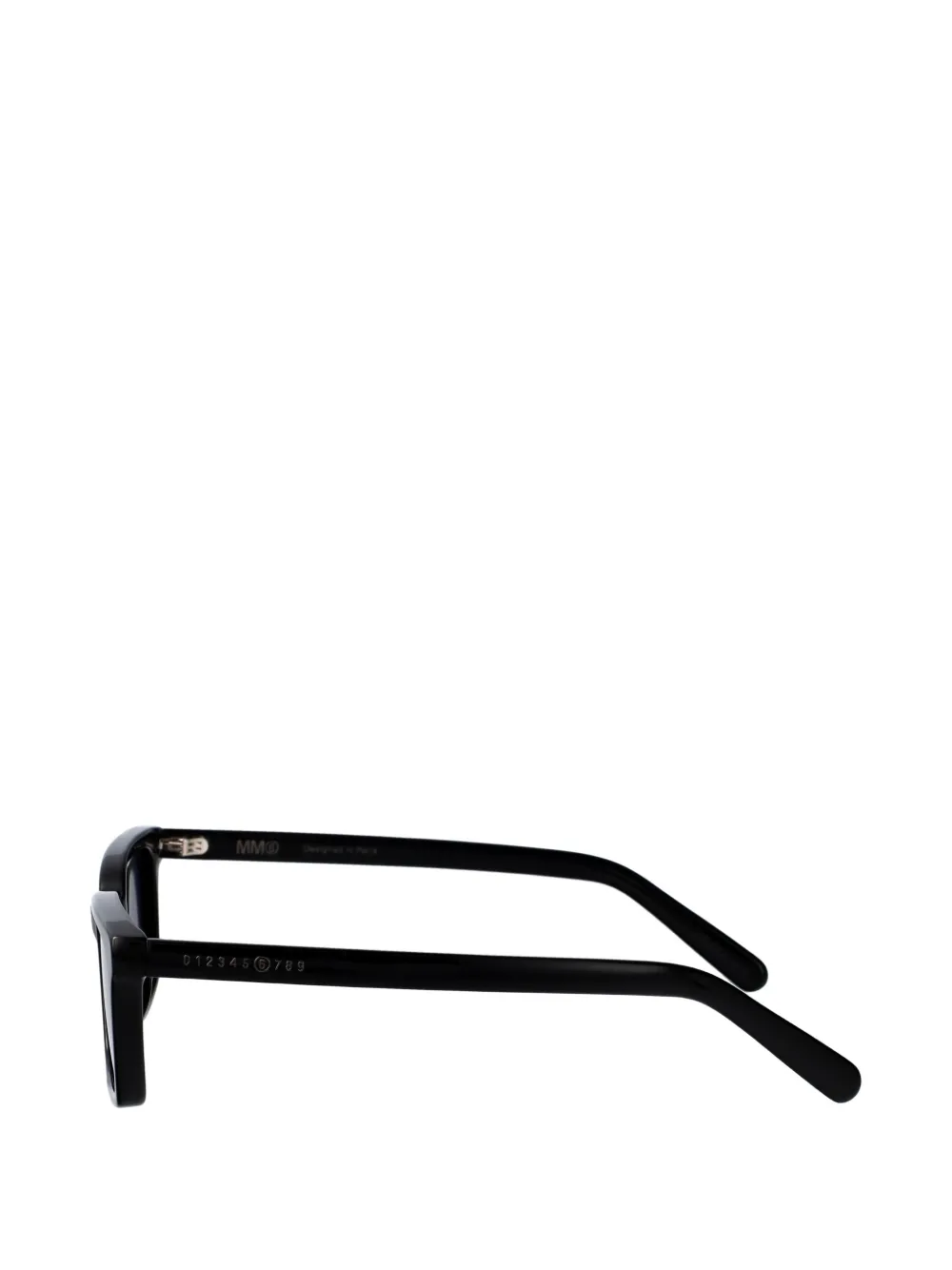 MM6 Maison Margiela Lunettes 5 zonnebril met vierkant montuur Zwart