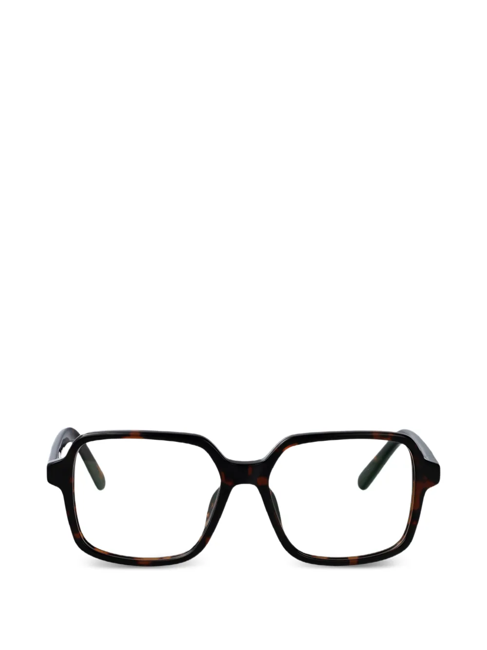 MM6 Maison Margiela Lunettes 13 square-frame glasses - Braun