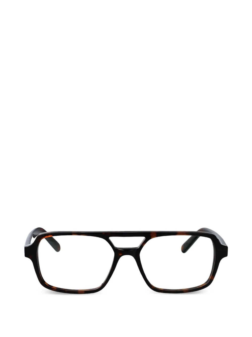 MM6 Maison Margiela browline lunettes 14 glasses - Marrone