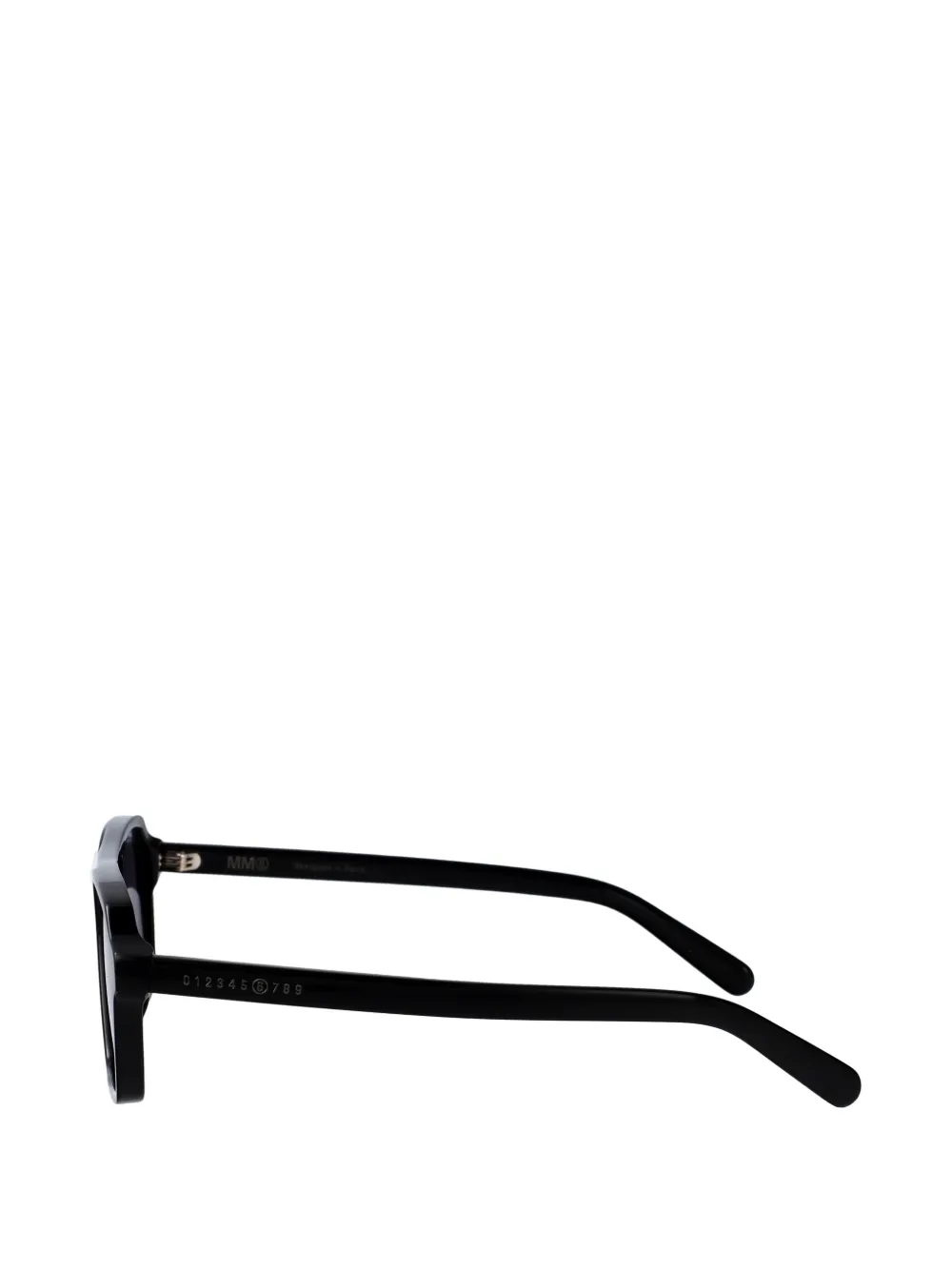 MM6 Maison Margiela Lunettes 7 zonnebril met geometrisch montuur Zwart