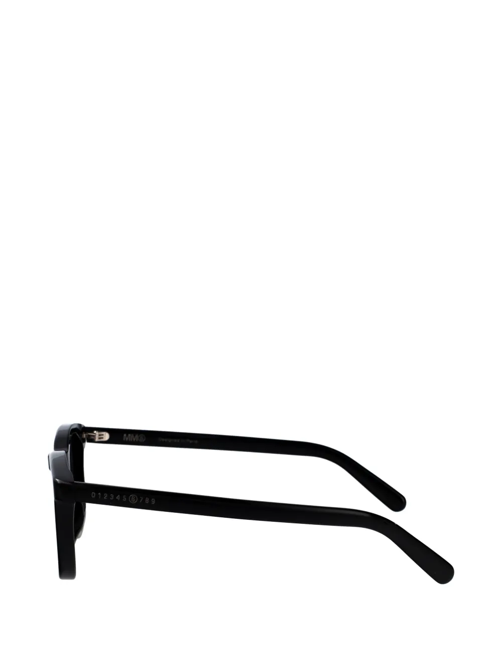 MM6 Maison Margiela Lunettes 3 zonnebril met vierkant montuur Zwart