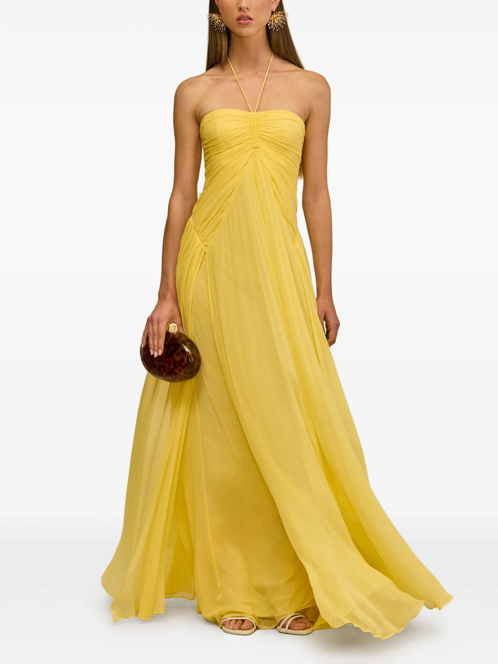 Cult Gaia Ritz gathered gown