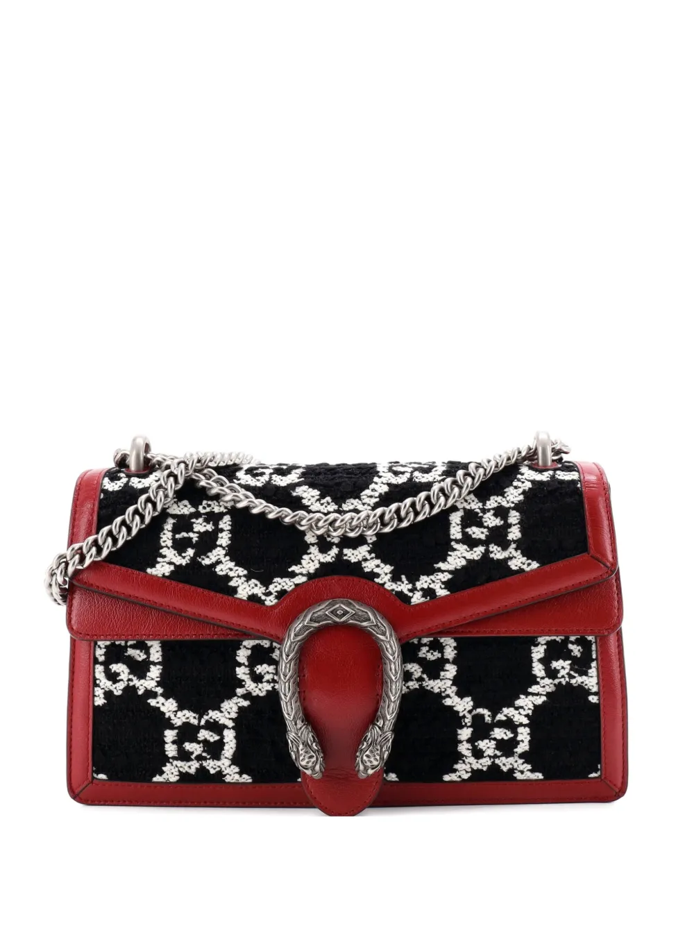 Gucci Pre-Owned Dionysus Bag GG Tweed Small shoulder bag - Nero