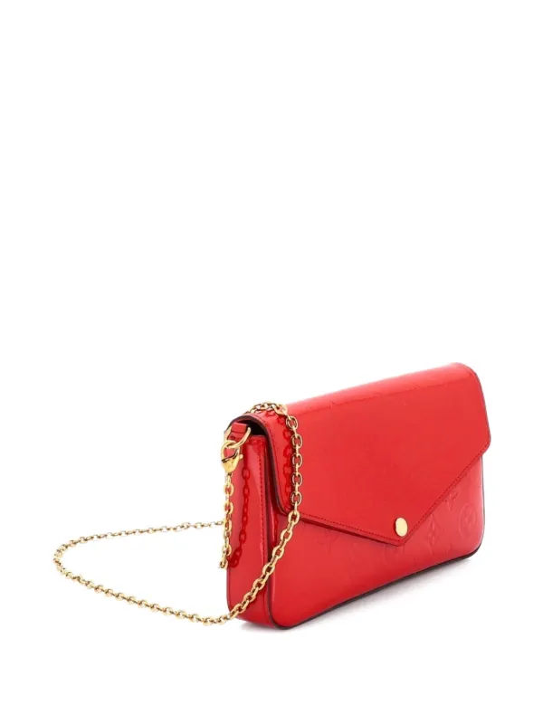 美品 ルイヴィトン ヴェルニ ポシェット フェリシー ショルダーバッグ 