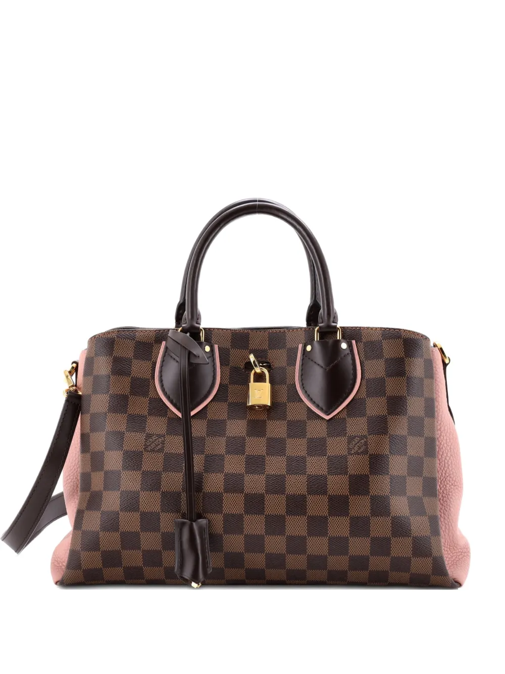 Louis Vuitton Pre-Owned Normandy Handbag Damier and Leather satchel - Marrone