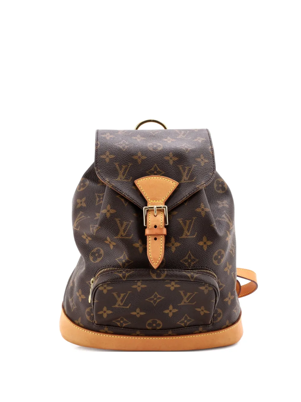 Louis Vuitton Pre-Owned Zaino Montsouris MM in tela con monogramma - Marrone