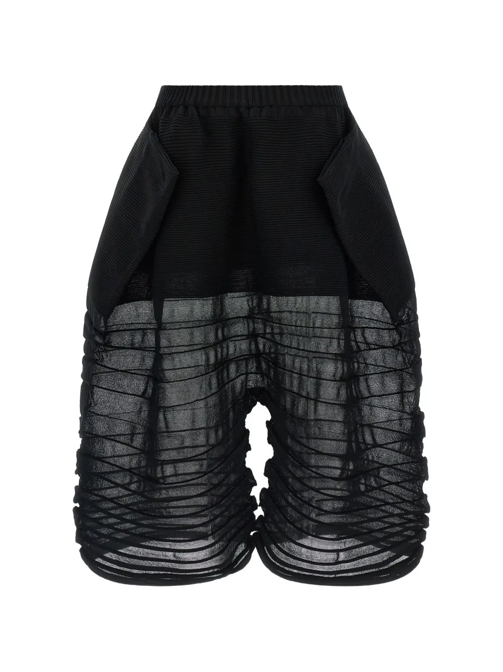 Issey Miyake elasticated shorts - Nero
