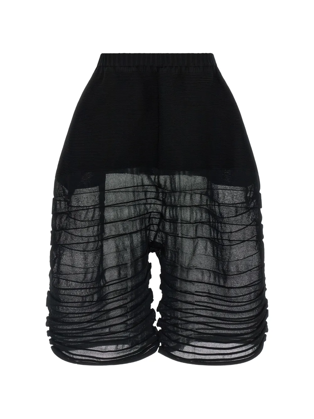 Issey Miyake Elasticated Shorts - Black 