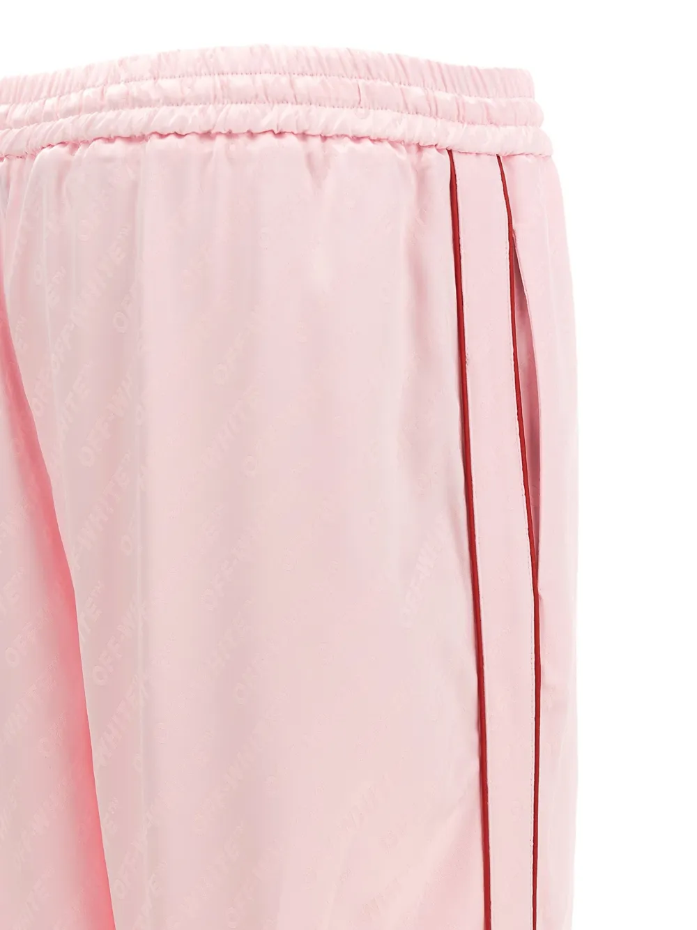 Off-White Broek met trekkoord Roze