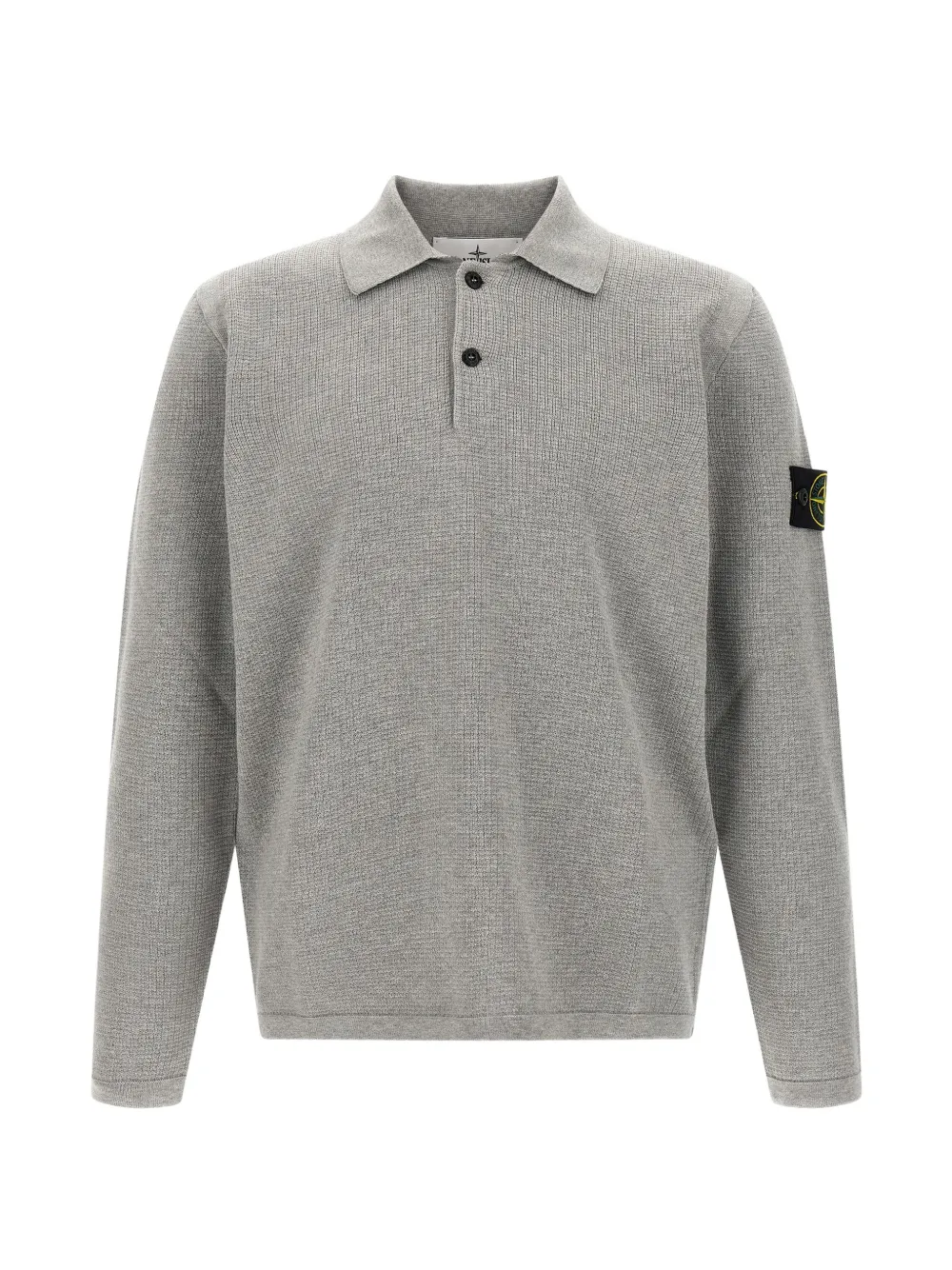 Stone Island long-sleeve polo shirt - Grigio