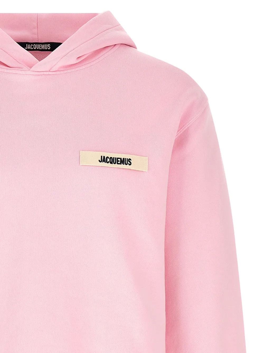 Jacquemus Hoodie met patch Roze