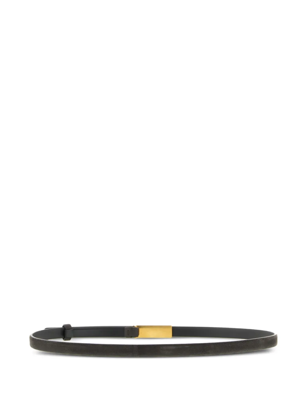  Khaite Leather Belt - Brown 