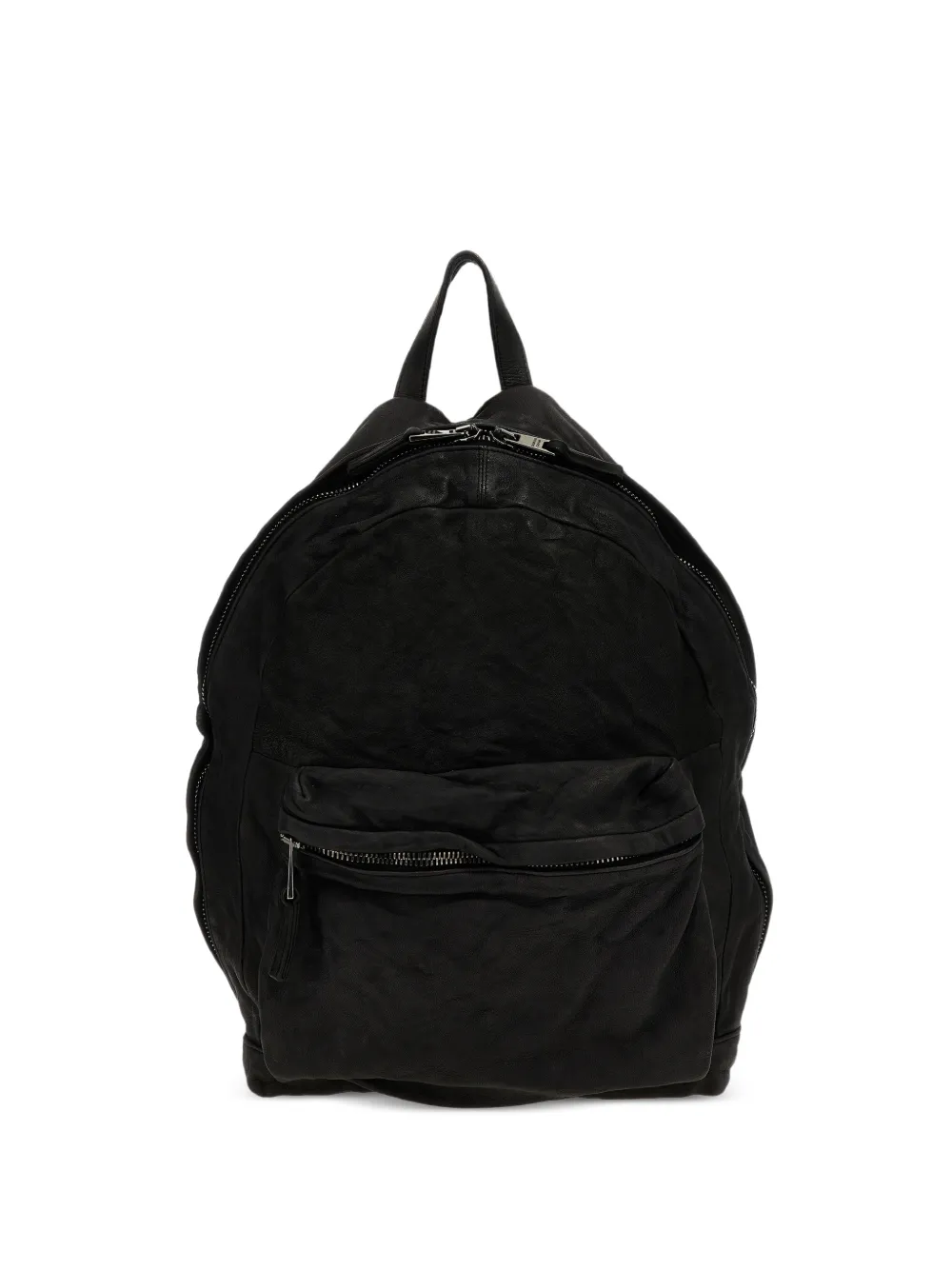 Giorgio Brato zip-fastening leather backpack - Nero