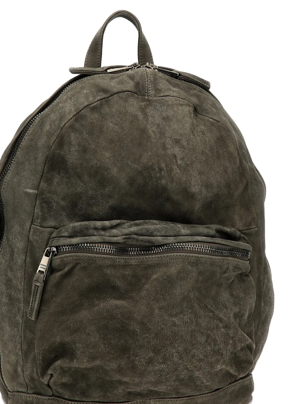 Giorgio Brato Zip-fastening Leather Backpack - Grey 