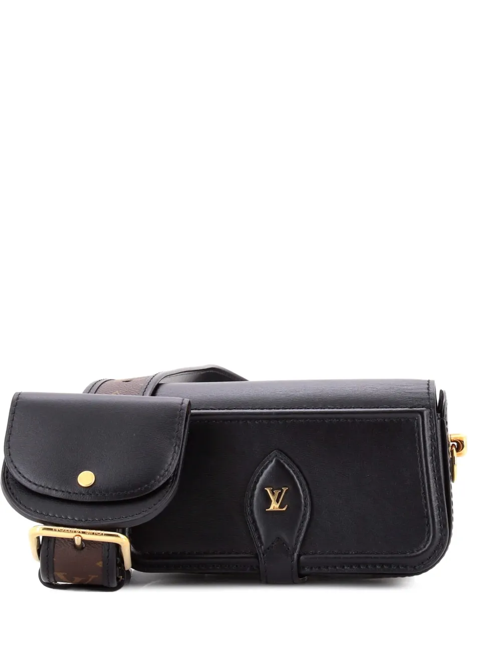 Louis Vuitton Pre-Owned Officier Pouch Leather shoulder bag - Nero