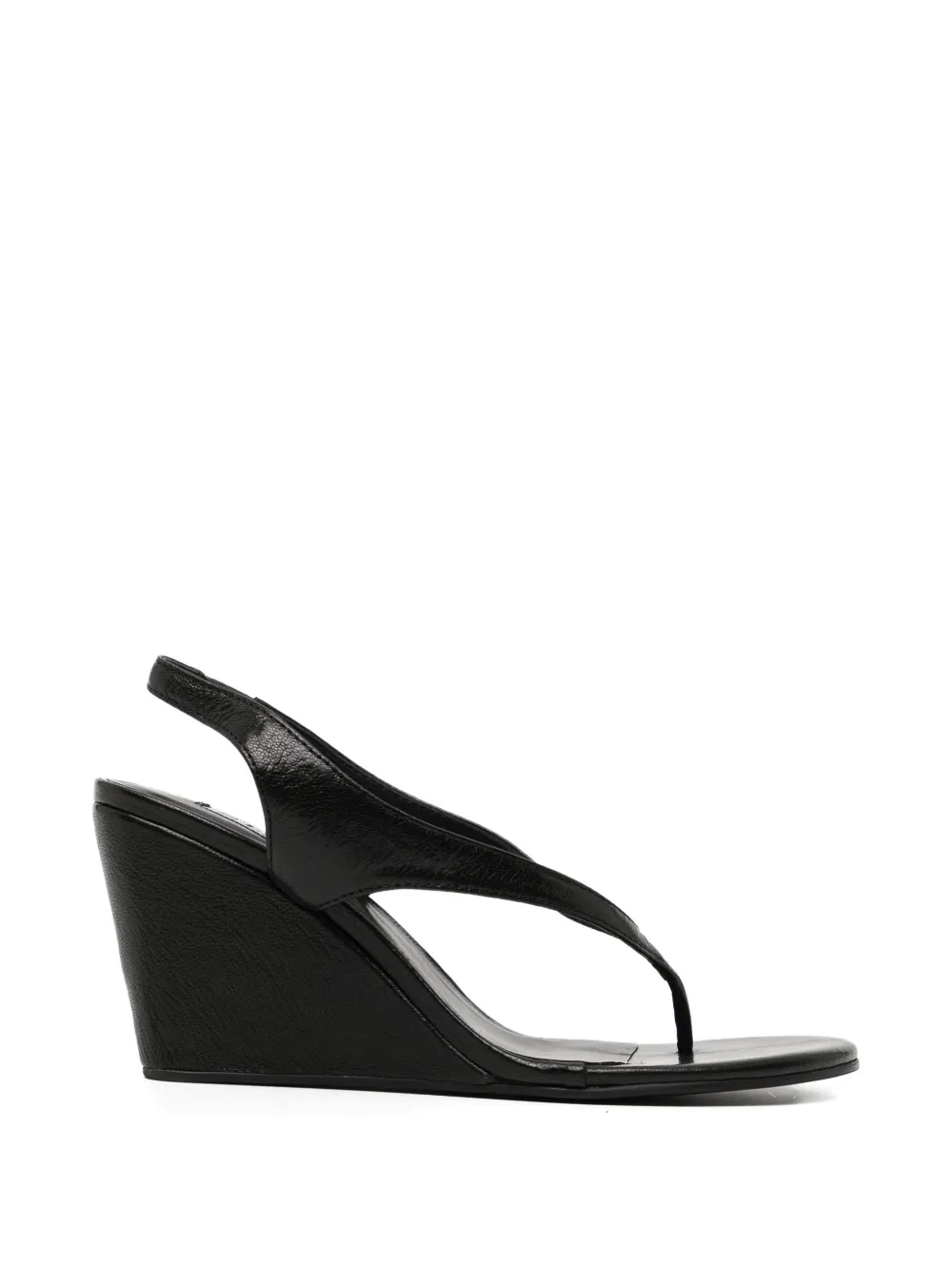 Senso 95mm Yoto I leather sandals - Nero