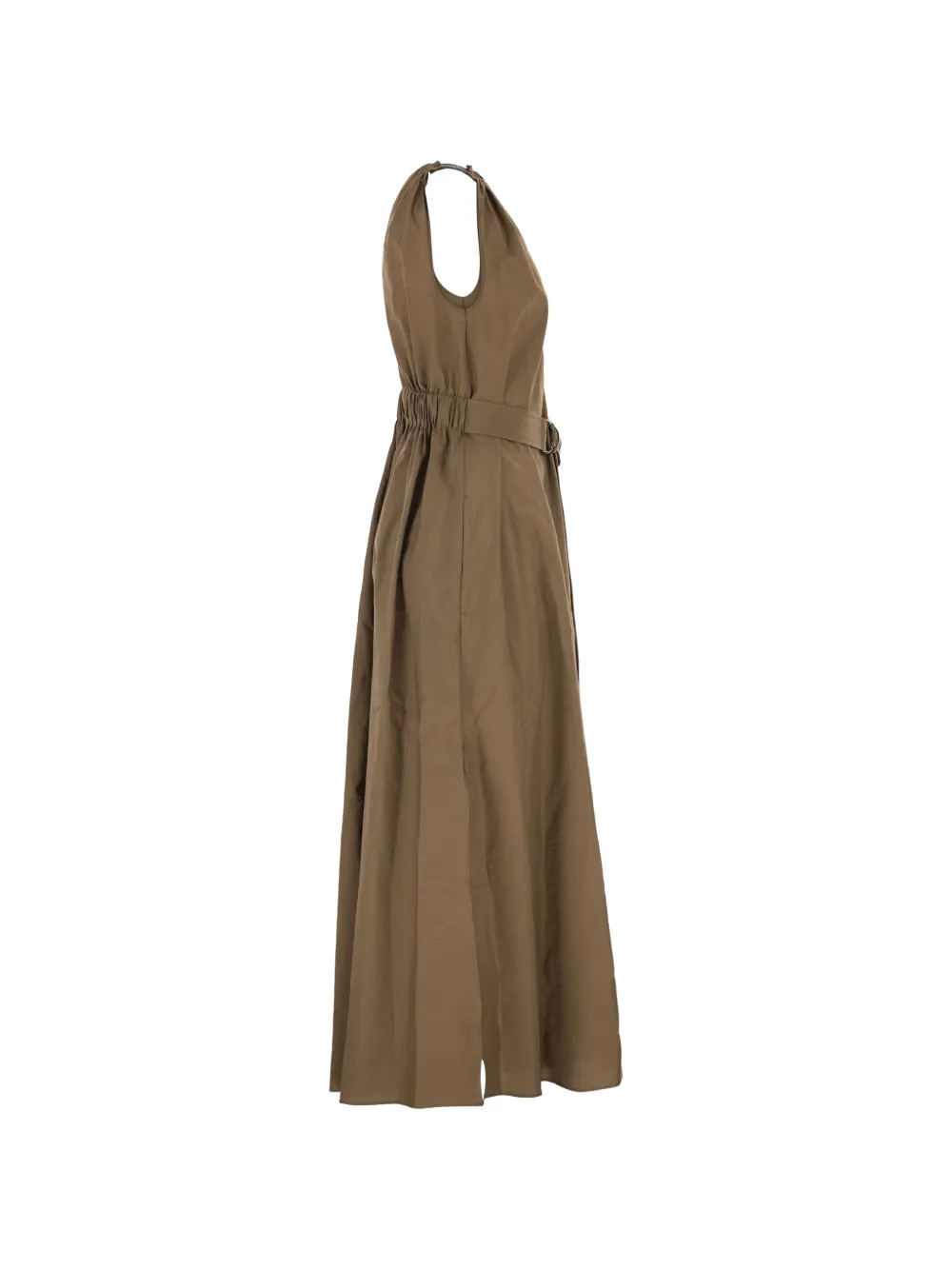 Brunello Cucinelli Jurk met V-hals Bruin