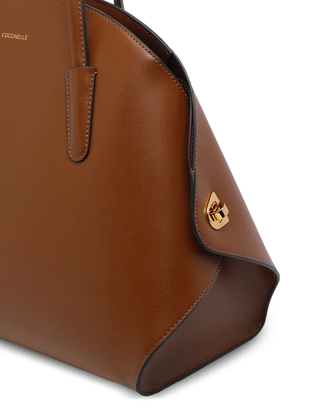 Coccinelle Tylde handtas met ritssluiting Bruin