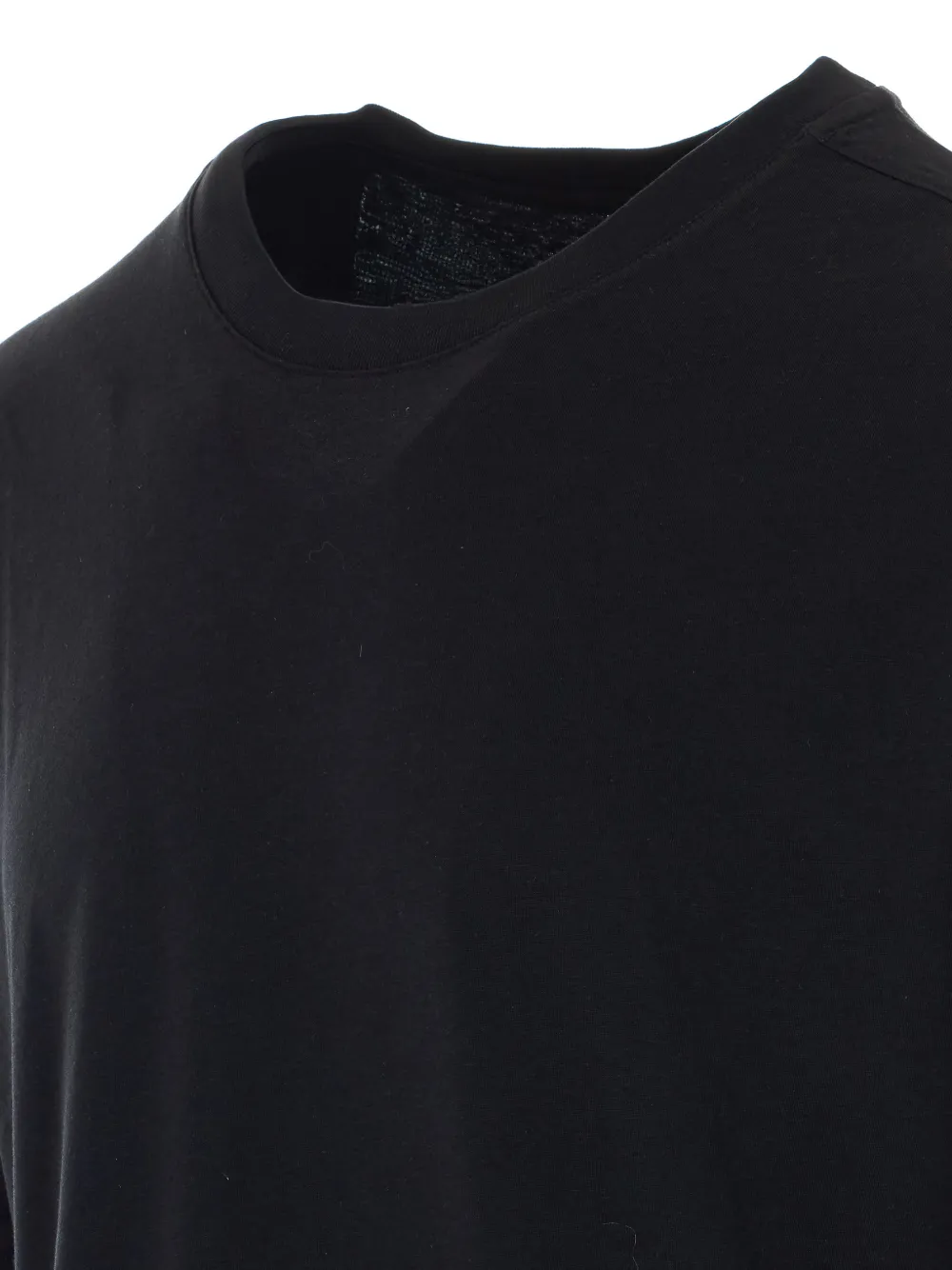  Thom Krom T-shirt Elasticizzata Girocollo - Nero 