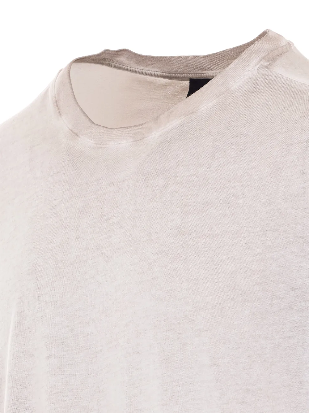 Thom Krom T-shirt met ronde hals en geverfd effect Beige