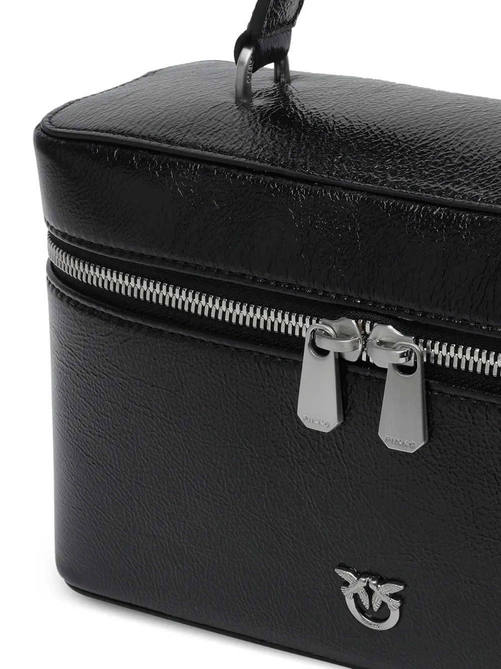 PINKO Love Birds make-up tas Zwart