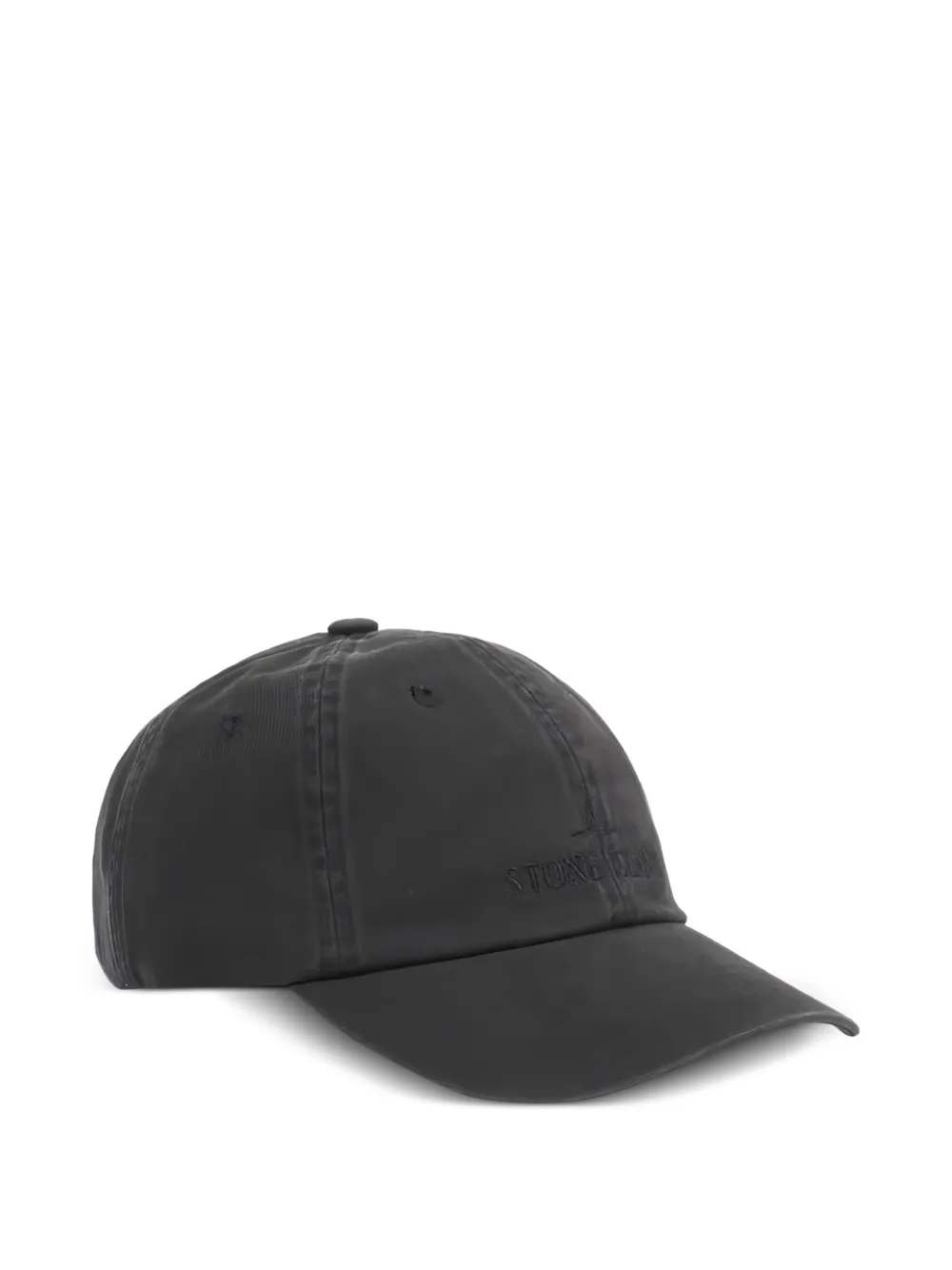 Stone Island Cappello da baseball in rete con ricamo - Nero