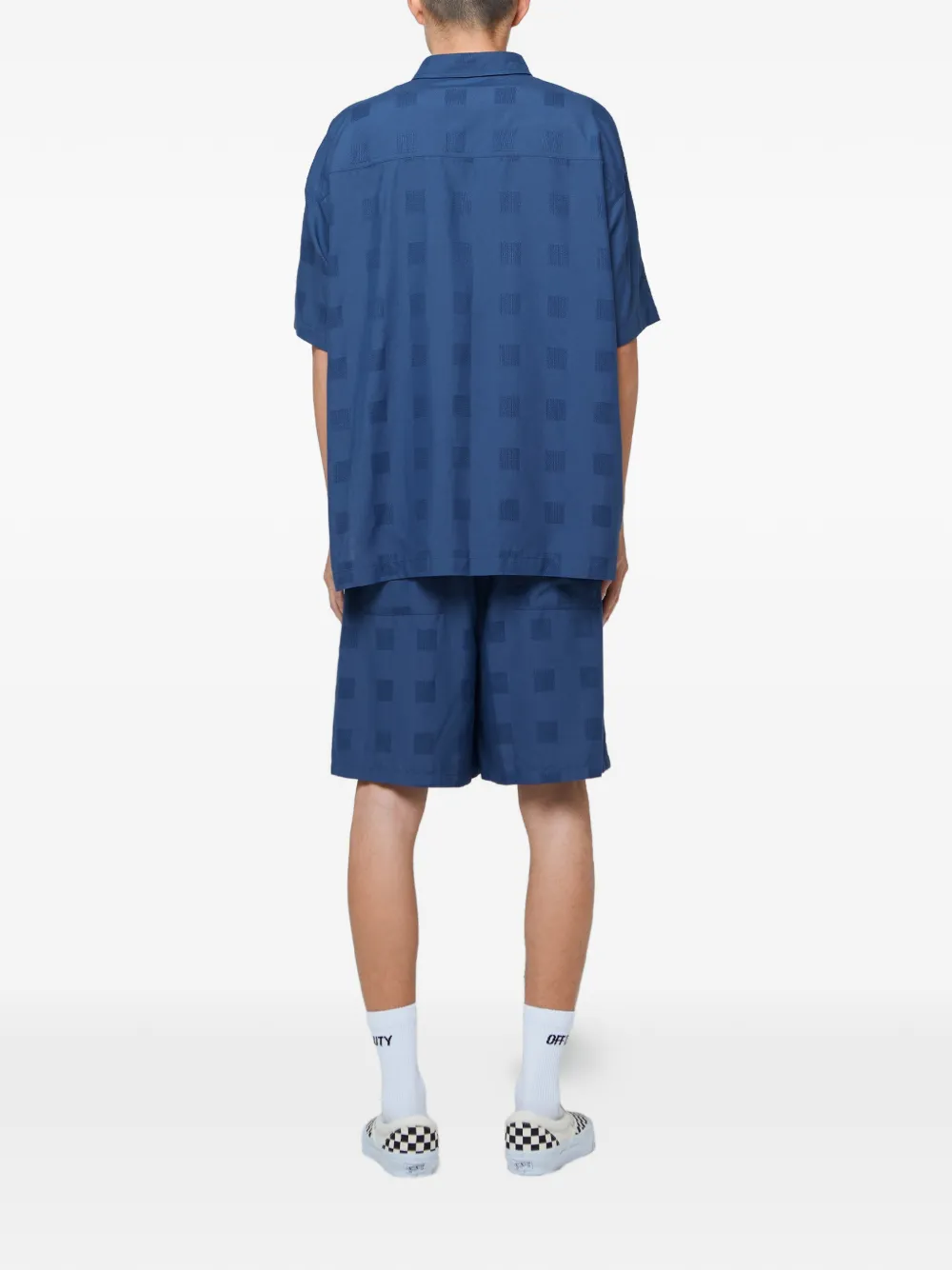 Off Duty Ione geruit overhemd Blauw