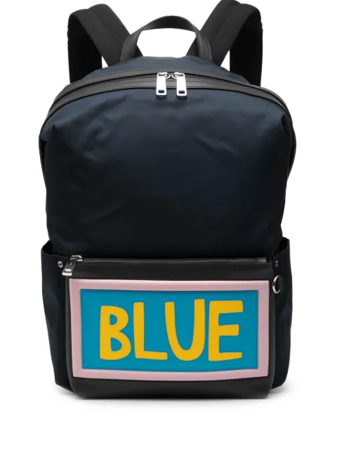 Fendi Pre-Owned 2010-2025 Nylon Vocabulary Blue backpack