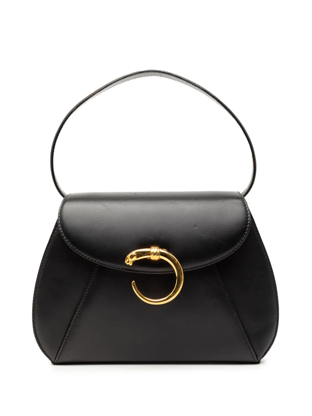 Cartier Borsa a mano Panthère in pelle XX secolo - Nero