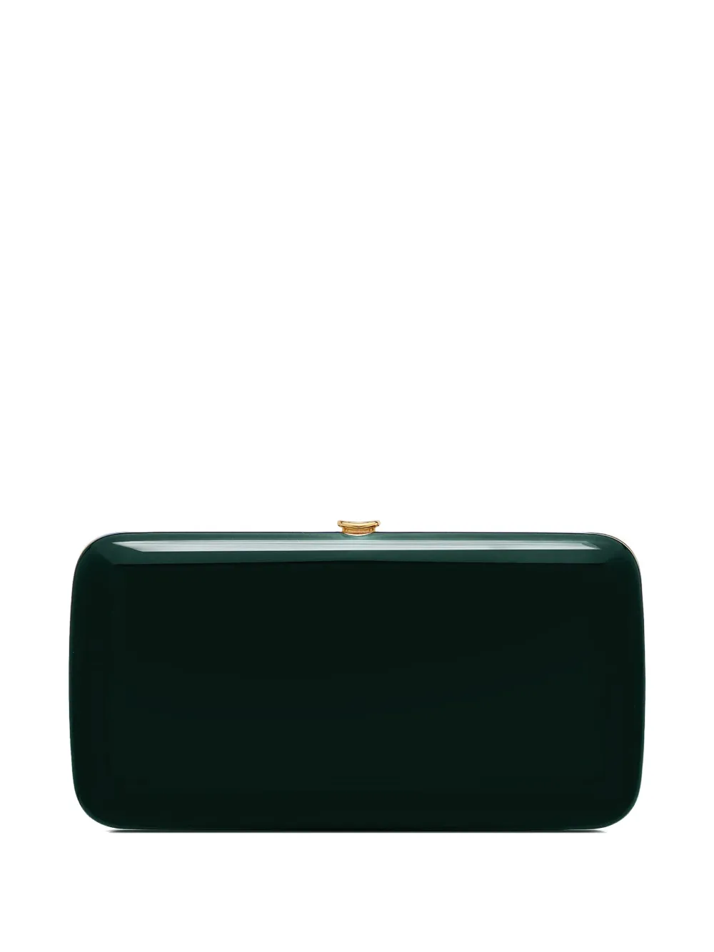 Jeffrey Levinson Finley Boxy Design Clutch In Green