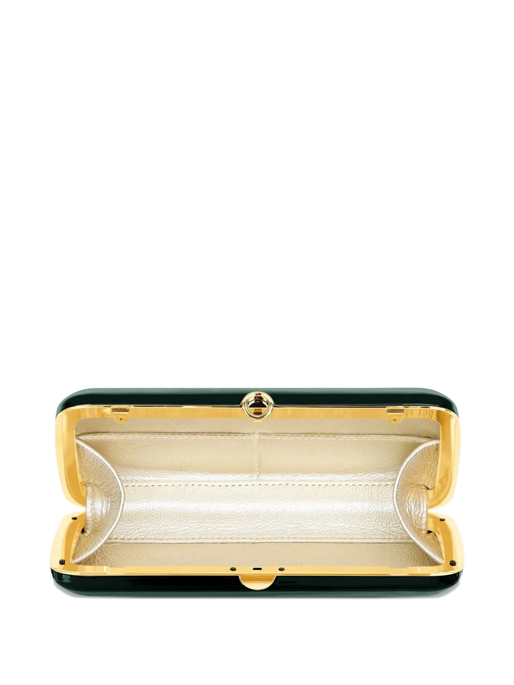  Jeffrey Levinson Finley Boxy Design Clutch - Green 