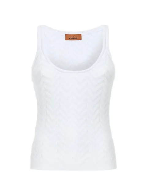 Missoni chevron tank top