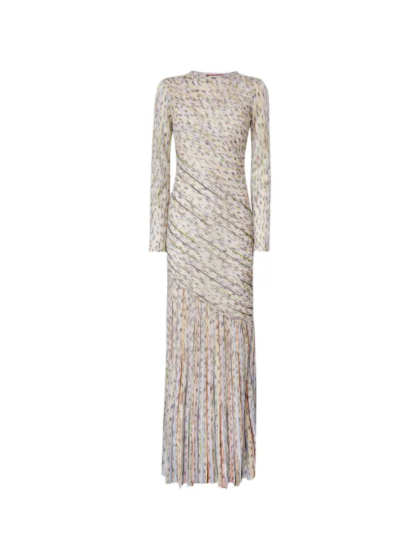 missoni pleated dress Missoni Pleated Long-sleeved Maxi Dress