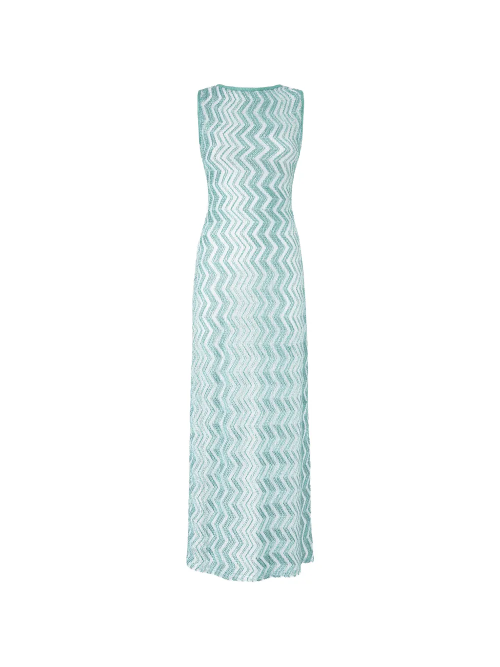 Missoni chevron midi beach dress - Weiß