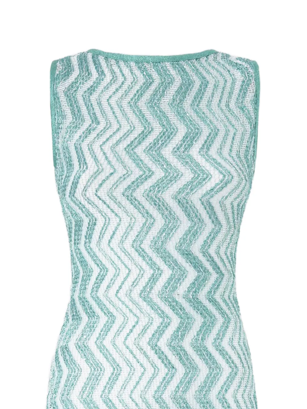 Missoni Strandjurk met zigzag-patroon Wit