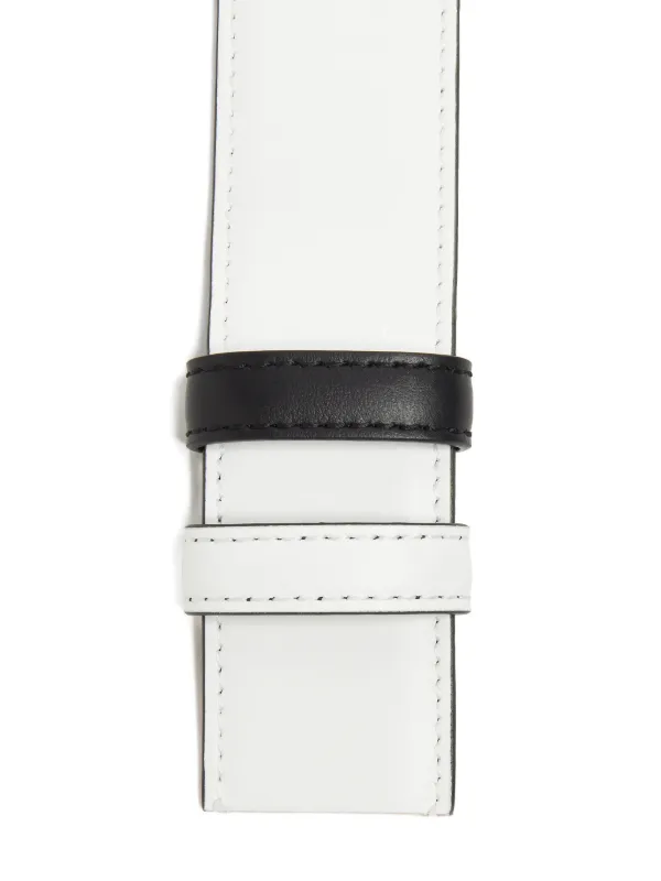 Dolce & Gabbana ステッチトリム ベルト | ホワイト | FARFETCH JP