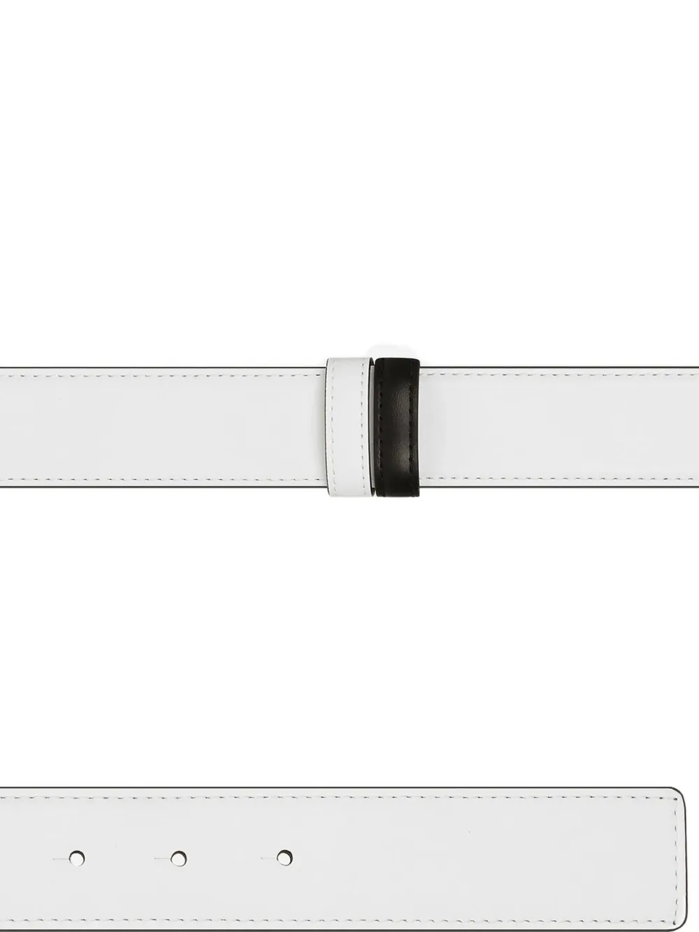 Dolce & Gabbana Riem met gestikte afwerking Wit