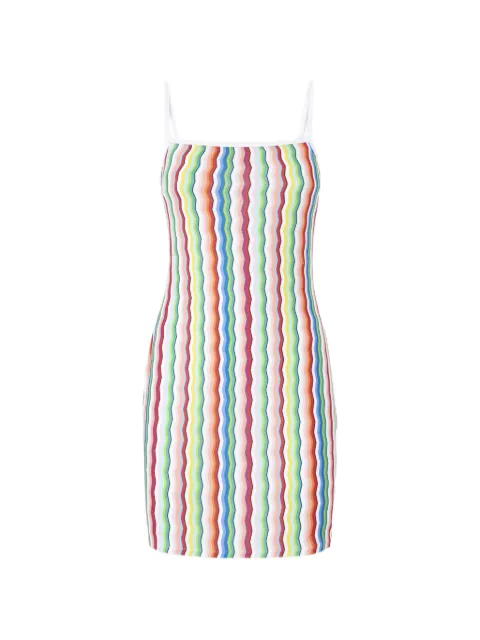 Missoni mini cover-up dress in terry cloth with zigzag print